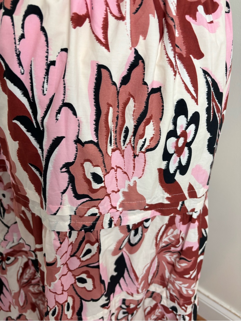 Anthropologie Somerset Tiered Midi Skirt With Floral Design Size Large NWT - Picture 4 of 8